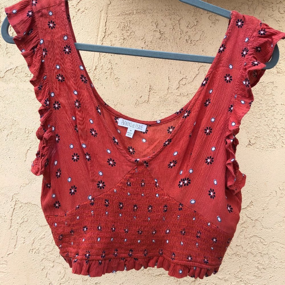 Patrons of Peace Floral Top